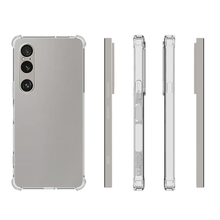 Bild 5,  Sony Xperia 1 VII Skal TPU Shockproof Transparent - Teknikhallen.se
