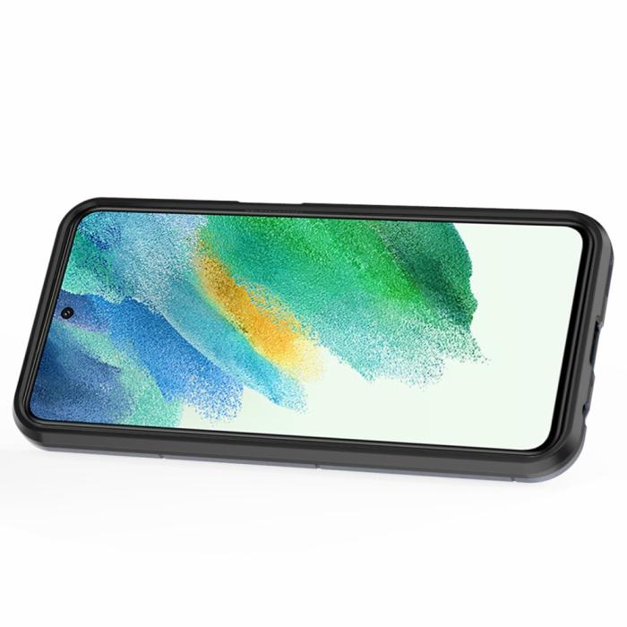 Bild 2,  Samsung Galaxy S23 FE Skal Hybrid Armor Ring Blå - Teknikhallen.se