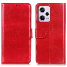  Xiaomi Redmi Note 12 Pro 5G Fodral Crazy Horse L&auml;der R&ouml;d - Teknikhallen.se