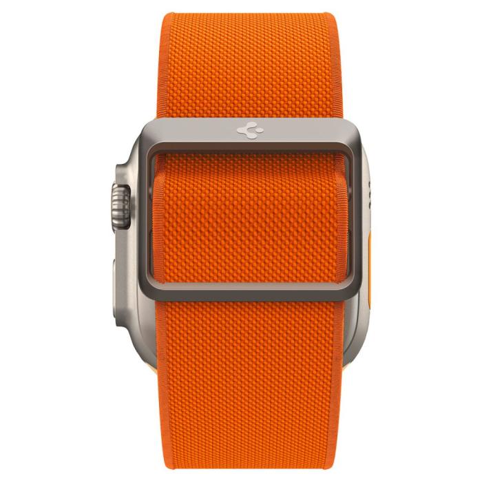 Bild 4, Spigen Spigen Apple Watch 42/44/45/46/49 mm Armband Fit Lite Ultra Orange - Teknikhallen.se