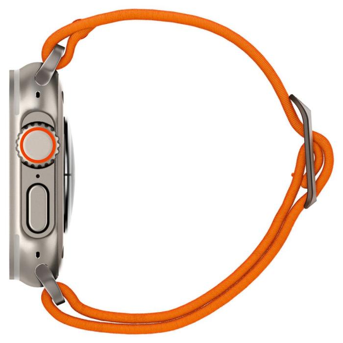 Bild 6, Spigen Spigen Apple Watch 42/44/45/46/49 mm Armband Fit Lite Ultra Orange - Teknikhallen.se
