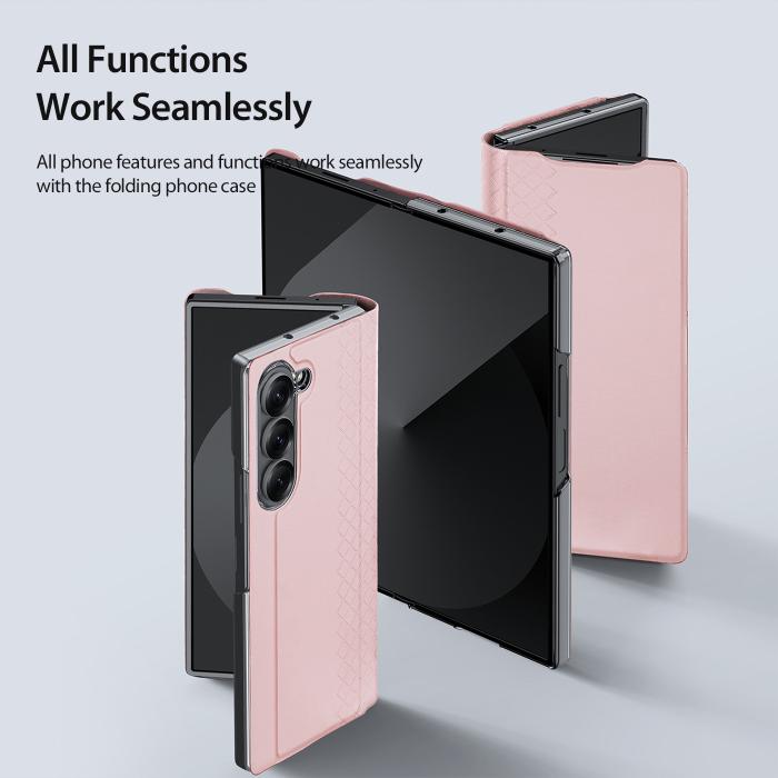Bild 5, DUX DUCIS DUX DUCIS Samsung Galaxy Z Fold 7 Fodral Bril Series Rosa - Teknikhallen.se