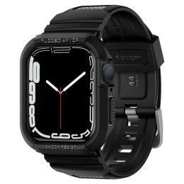 Spigen Spigen Apple Watch 44/45 mm Skal/Armband Rugged Armor 'Pro' Svart - Teknikhallen.se