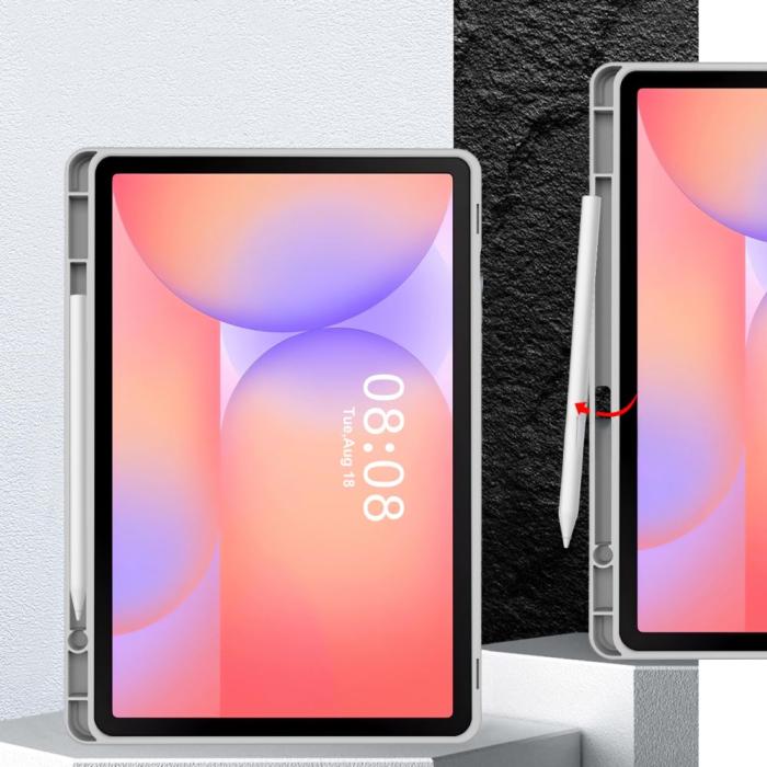 Bild 6, Tech-Protect Tech-Protect Galaxy Tab S10 Lite/S10 FE/S9 FE/S9 Fodral SC Grå - Teknikhallen.se