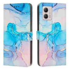 Motorola Moto G13 / G23 / G53 5G Fodral Marmor Textur Gr&ouml;n/Rosa - Teknikhallen.se