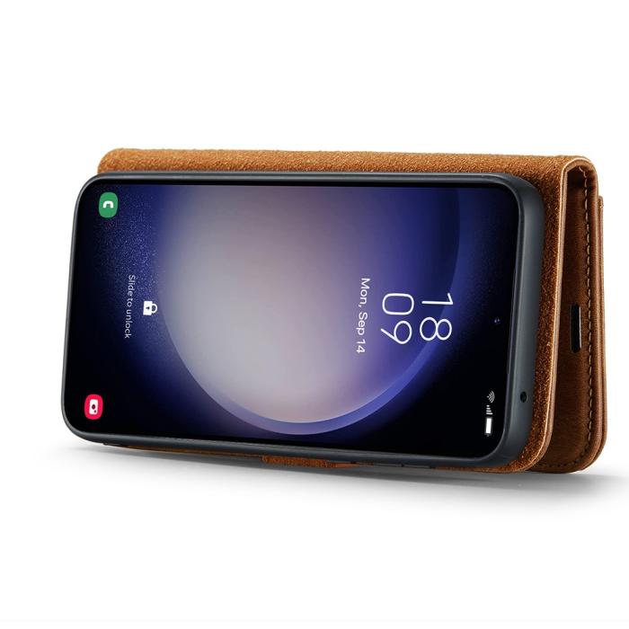 Bild 3, DG.MING DG.MING Galaxy S25 Plus 2in1 Magnet Fodral / Skal Brun - Teknikhallen.se