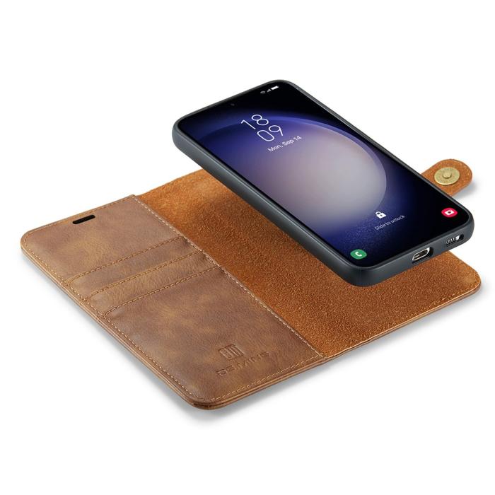 Bild 4, DG.MING DG.MING Galaxy S25 Plus 2in1 Magnet Fodral / Skal Brun - Teknikhallen.se