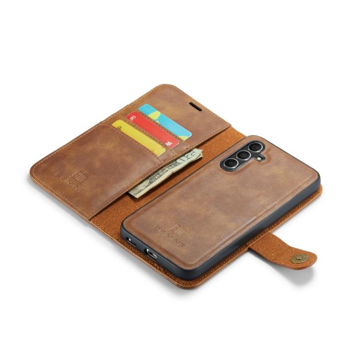 Bild 5, DG.MING DG.MING Galaxy S25 Plus 2in1 Magnet Fodral / Skal Brun - Teknikhallen.se