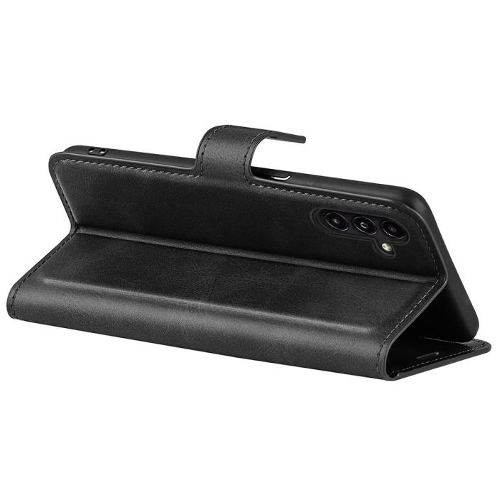 Bild 4,  Samsung Galaxy A14 4G/5G Fodral Läder Svart - Teknikhallen.se