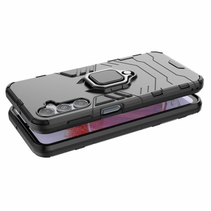 Bild 5,  Samsung Galaxy S23 FE Skal Hybrid Armor Ring Röd - Teknikhallen.se
