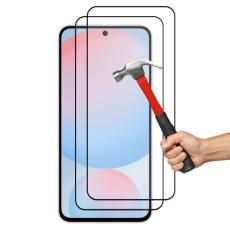  2-Pack Samsung Galaxy S24 FE Sk&auml;rmskydd i H&auml;rdat Glas Helt&auml;ckande - Teknikhallen.se