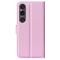  Sony Xperia 1 VI Fodral Litchi Läder Ljus Rosa - Teknikhallen.se