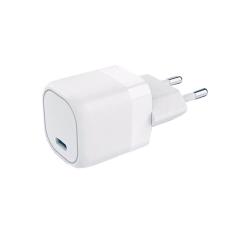 Gear GEAR 25W V&auml;ggladdare PD PPS USB-C Vit - Teknikhallen.se