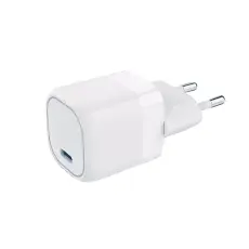 Gear GEAR 25W V&auml;ggladdare PD PPS USB-C Vit - Teknikhallen.se