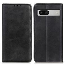  Google Pixel 7A Fodral Flip Split L&auml;der Svart - Teknikhallen.se