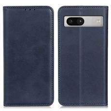  Google Pixel 7A Fodral Flip Split L&auml;der Bl&aring; - Teknikhallen.se