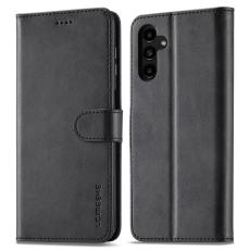 LC.IMEEKE LC.IMEEKE Samsung Galaxy A04s / A13 5G Fodral L&auml;der Svart - Teknikhallen.se