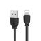 REMAX Remax 2.1A 1m Lightning Kabel - Svart - Teknikhallen.se