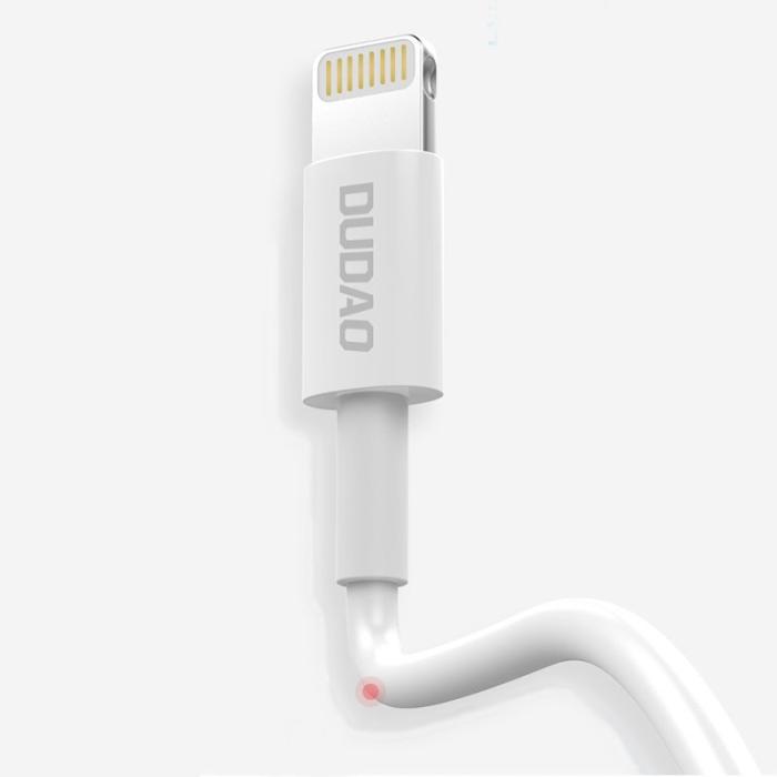 Bild 2, DUDAO Dudao 1m Lightning Kabel Snabbladdning - Vit - Teknikhallen.se