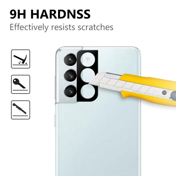 Bild 3,  Samsung Galaxy S21 Plus - Premium Linsskydd I Härdat Glas - Teknikhallen.se