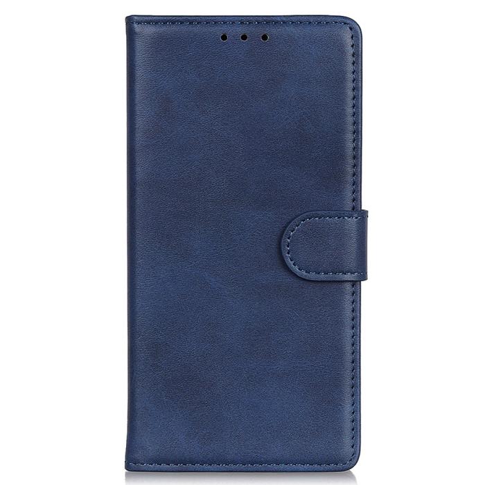 Bild 2,  Samsung Galaxy A03 Fodral Solid Läder Blå - Teknikhallen.se