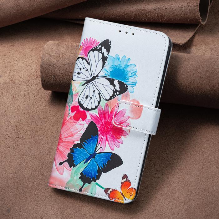 Bild 3,  Xiaomi 17T Pro Fodral Läder Fjärilar/Blommor - Teknikhallen.se