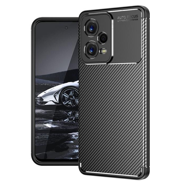 Bild 3,  Xiaomi Redmi Note 12 Pro 5G Skal Kolfiber Textur Svart - Teknikhallen.se