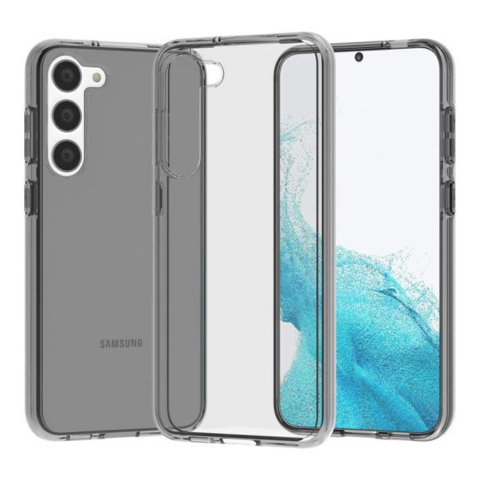 Bild 2,  Samsung Galaxy S23 Plus Skal Hybrid Tonad Svart - Teknikhallen.se