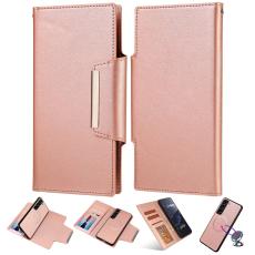  Samsung Galaxy S23 Plus 2in1 Magnet Fodral Ros&eacute;guld - Teknikhallen.se