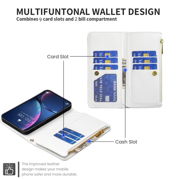 Bild 5, BINFEN BINFEN Google Pixel 11 / 11 Pro Fodral Diamond Multifunktionell - Teknikhallen.se