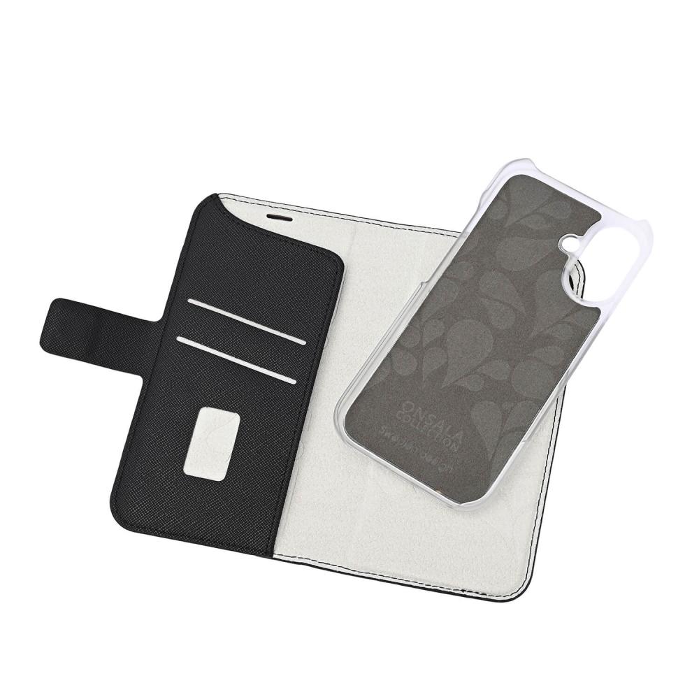 Onsala Onsala iPhone 16 Fodral MagSafe 2 Kortfack Svart - Teknikhallen.se