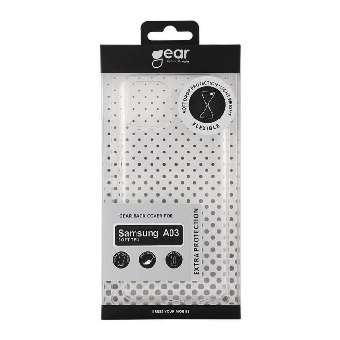 Bild 2, Gear GEAR Samsung Galaxy A03 Skal TPU Transparent - Teknikhallen.se