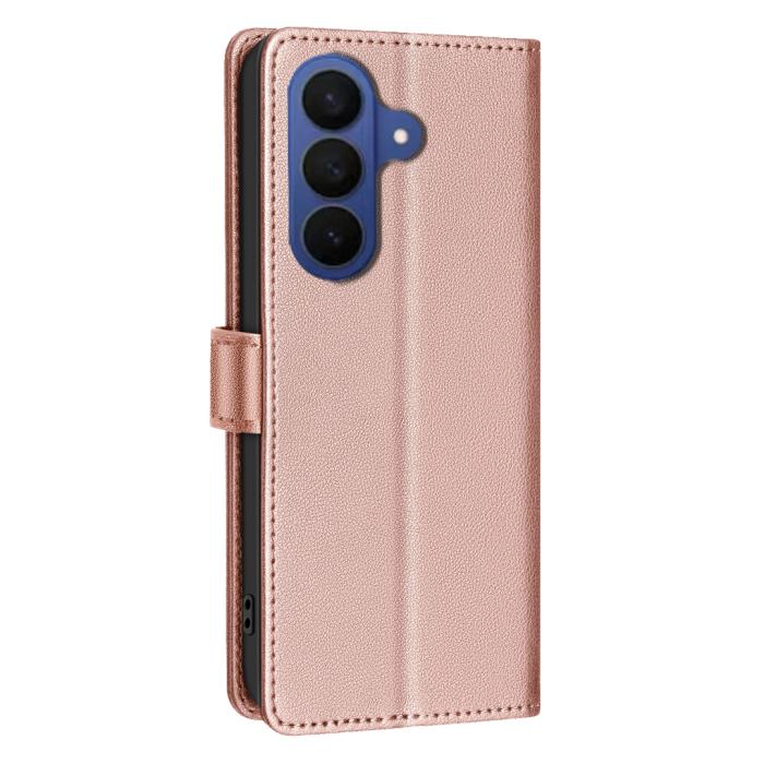 Bild 3, BINFEN BINFEN Samsung Galaxy S26 Fodral RFID Läder Roséguld - Teknikhallen.se