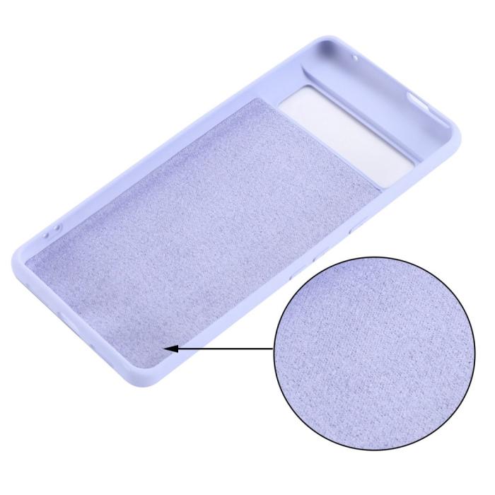 Bild 4,  Google Pixel 7 Skal Liquid Silikon Lila - Teknikhallen.se