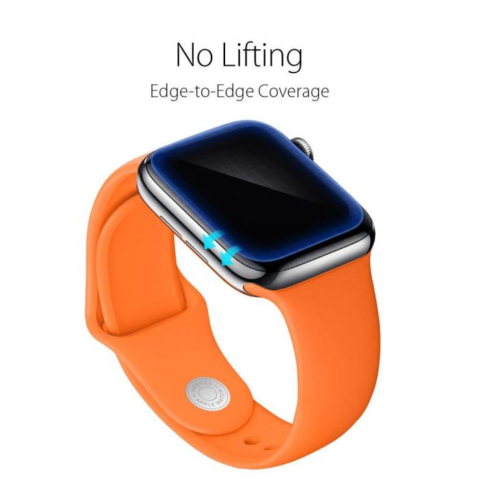 Bild 3, Spigen Spigen Neo Flex HD Skärmskydd Apple Watch 4/5/6/7/8/9 (41/40 mm) - Teknikhallen.se