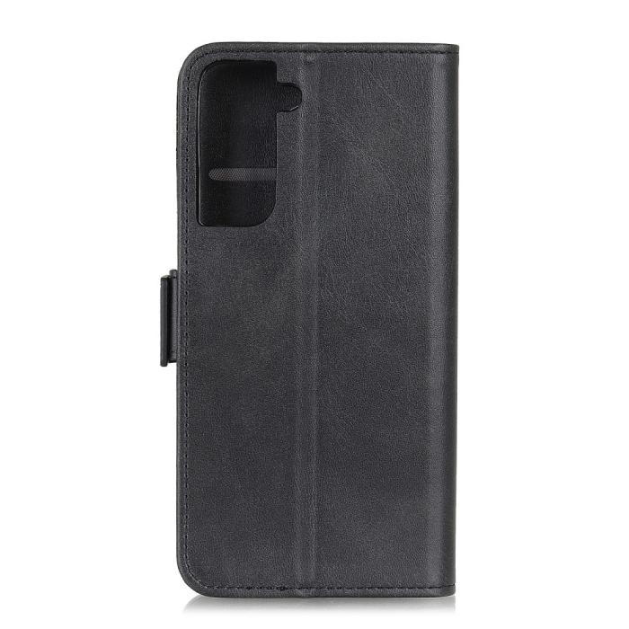 Bild 3,  Samsung Galaxy S21 - Plånboksfodral Med Magnetisk Stängning - Svart - Teknikhallen.se