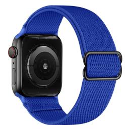  Nylon Armband Justerbart Apple Watch 42/44/45/49 mm Blå - Teknikhallen.se