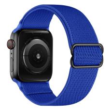  Nylon Armband Justerbart Apple Watch 42/44/45/46/49 mm Bl&aring; - Teknikhallen.se
