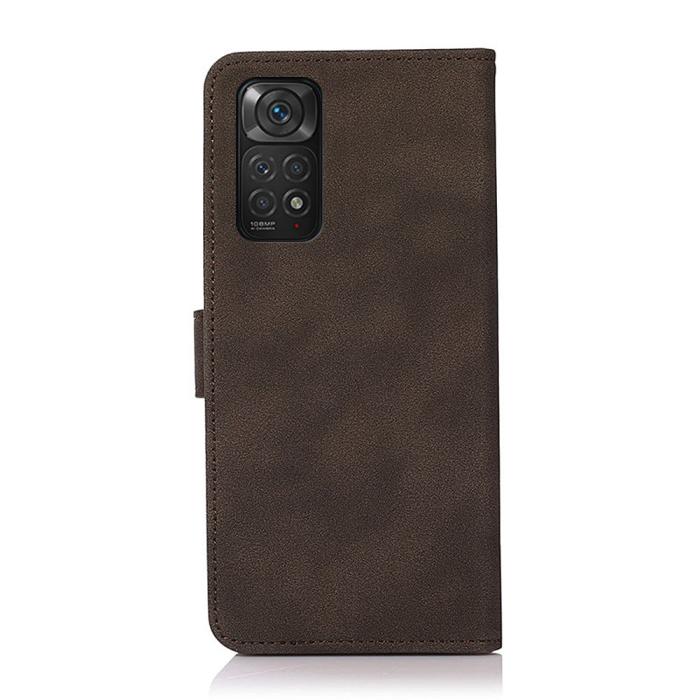 Bild 3, KHAZNEH KHAZNEH Xiaomi Redmi Note 11 4G Fodral Retro Läder Brun - Teknikhallen.se