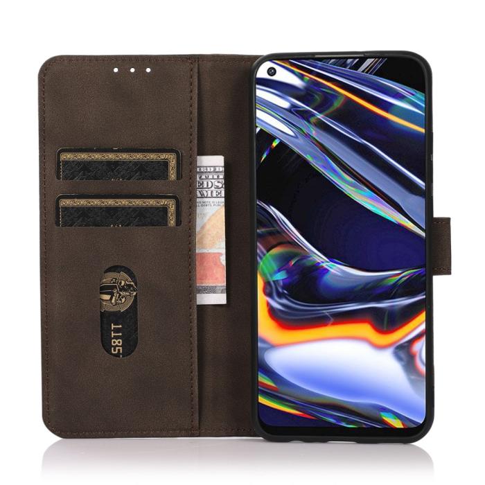 Bild 4, KHAZNEH KHAZNEH Xiaomi Redmi Note 11 4G Fodral Retro Läder Brun - Teknikhallen.se