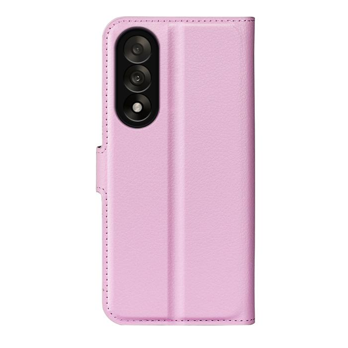 Bild 3,  OnePlus Nord 5 5G Fodral Litchi Läder Ljus Rosa - Teknikhallen.se