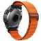  Klockarmband 26 mm Justerbart Nylon Orange - Teknikhallen.se