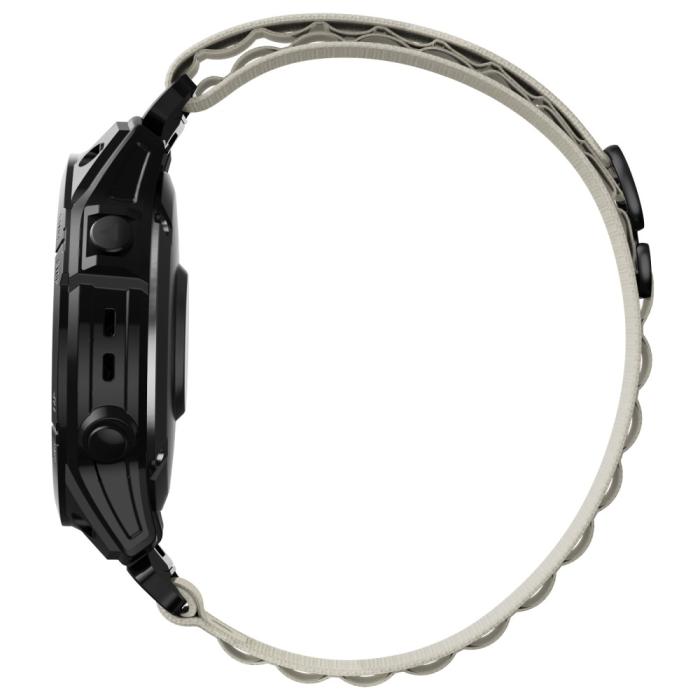 Bild 4,  Klockarmband 26 mm Justerbart Nylon Vit - Teknikhallen.se