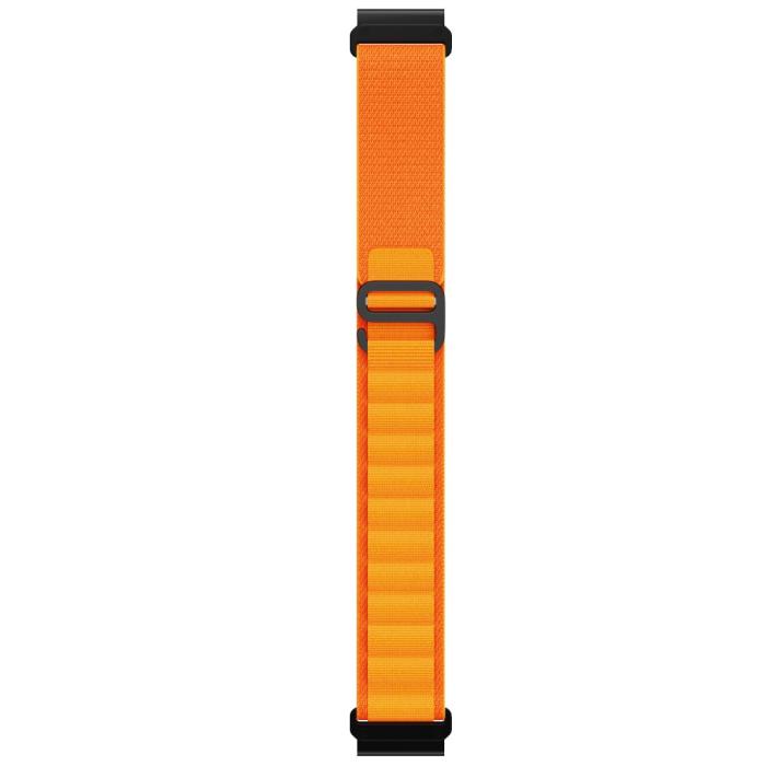 Bild 2,  Klockarmband 26 mm Justerbart Nylon Orange - Teknikhallen.se