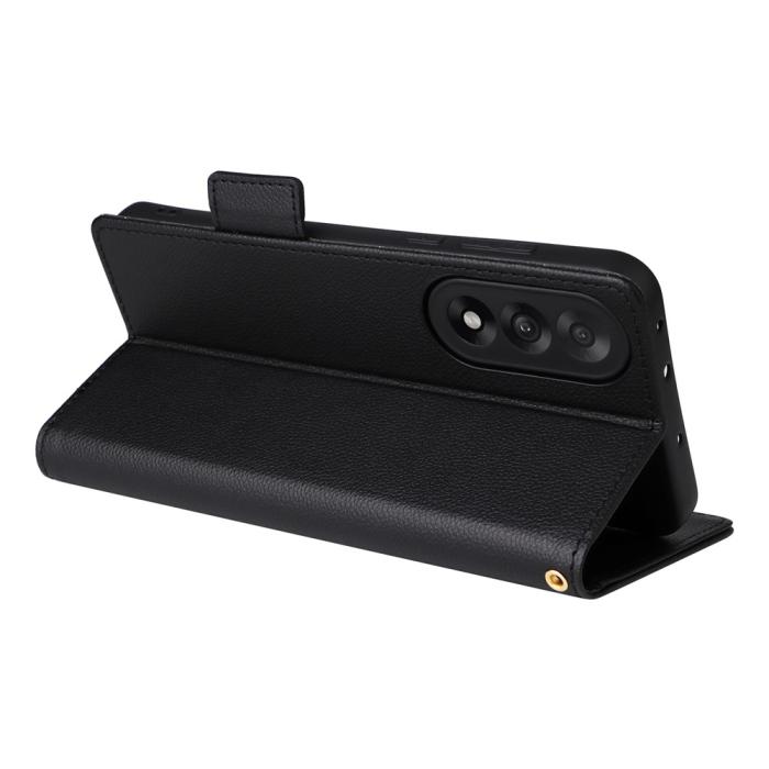 Bild 4,  OnePlus Nord 5 5G Fodral Litchi Läder Svart - Teknikhallen.se