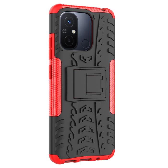 Bild 4,  Xiaomi Redmi 12C 4G Skal Ultimata Stöttåligt med Stöd Röd - Teknikhallen.se