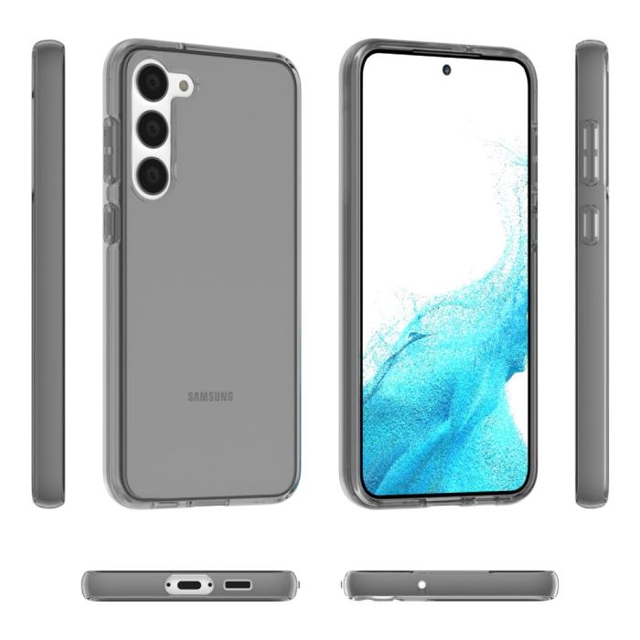 Bild 5,  Samsung Galaxy S23 Plus Skal Hybrid Tonad Svart - Teknikhallen.se