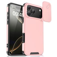  iPhone 17 Pro Max Skal Hybrid Armor CamCover Rosa - Teknikhallen.se