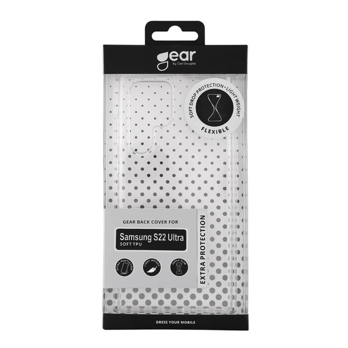 Bild 2, Gear GEAR Samsung Galaxy S22 Ultra Skal TPU Transparent - Teknikhallen.se