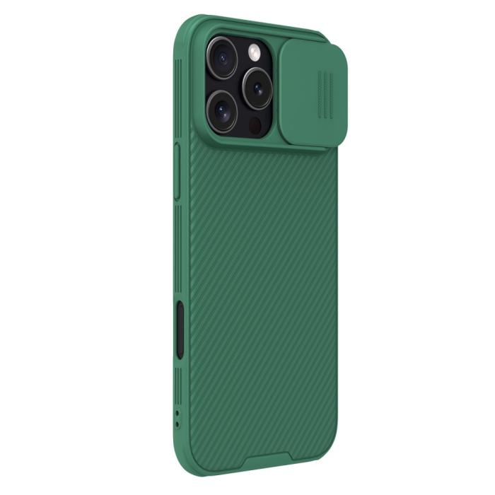Bild 3, NILLKIN NILLKIN iPhone 16 Pro Max Skal CamShield Pro Grön - Teknikhallen.se